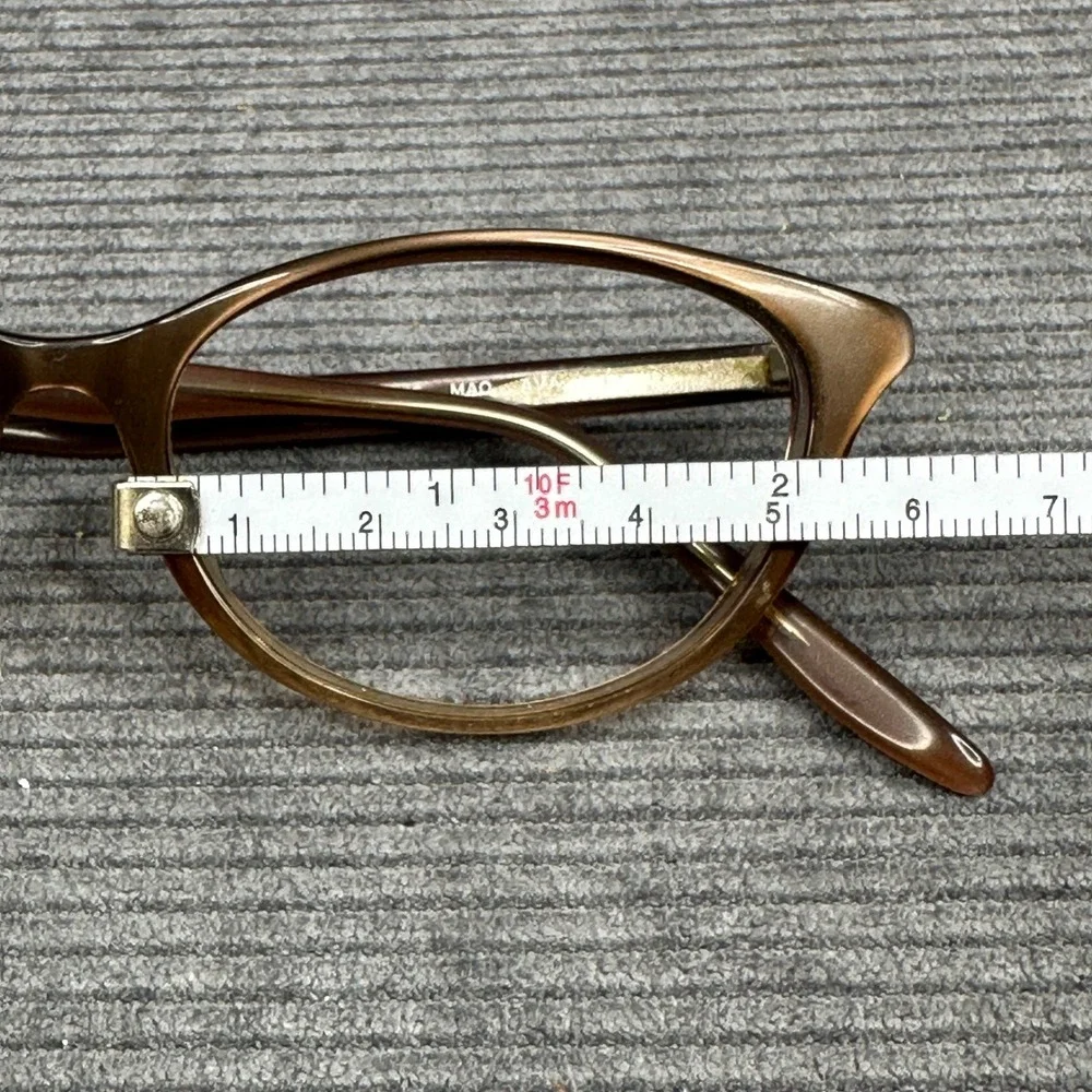 Barton Perreira Ava Brown Gradient Cat Eye Y2K Eyeglasses Frames 50-16-145 MAQ